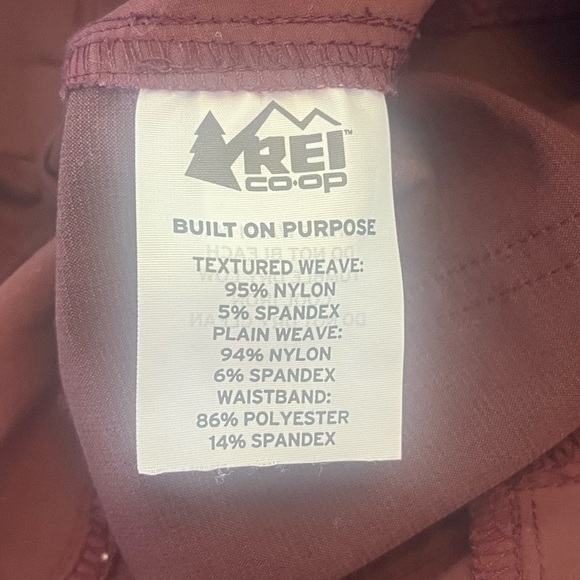 REI Co-op Women's Screeline Technical Shorts Regular Fit Cacao Maroon Size 4 - Picture 12 of 14